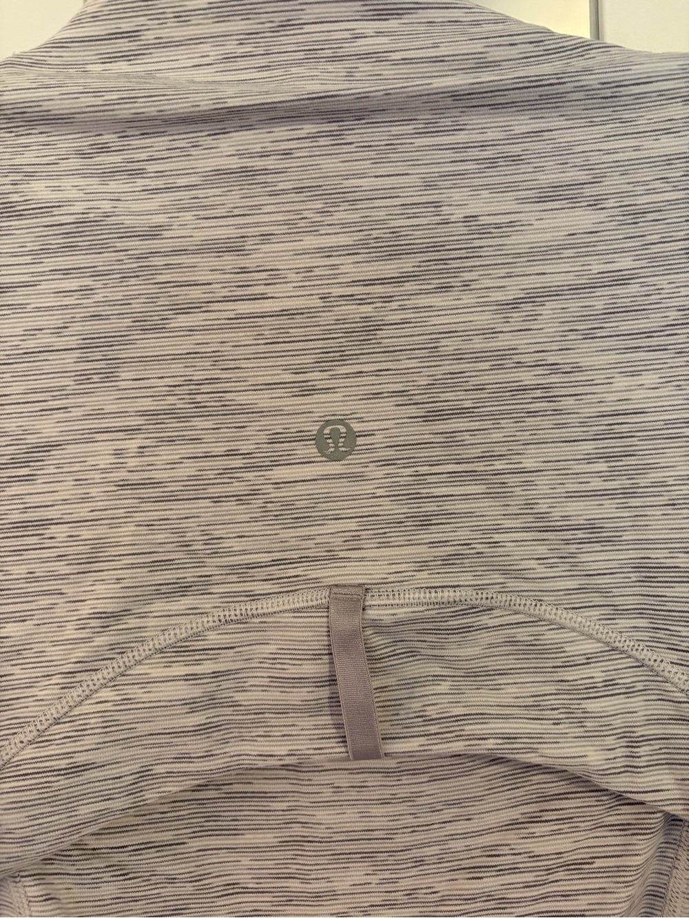 lululemon athletica Light Gray Striped Full-Zip Jacket - Picture 5 of 5